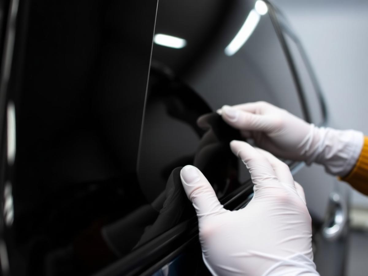 Automotive window tint project by Tintfy
